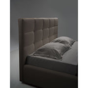 Single bed with container Napoli dove gray