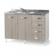 Kitchen sink elm 2 doors with drawers DX Cm 120x50xH 85 – WebMarketPoint