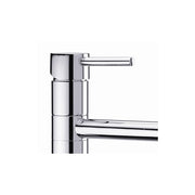 Stainless steel kitchen sink mixer tap h.32.9x19 cm