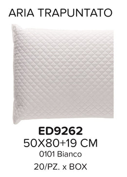 Polycotton pillow with polyester flake padding 45x75 cm – WebMarketPoint